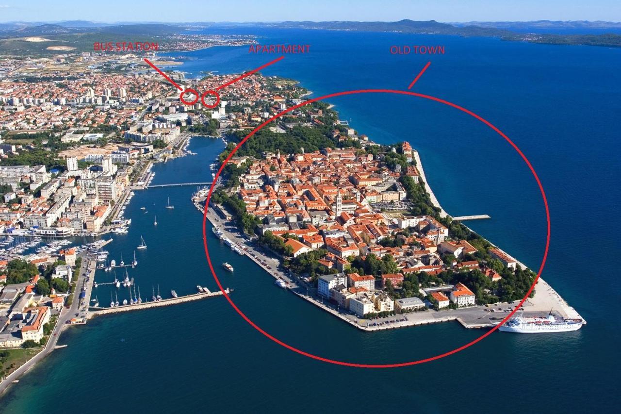 Apartment Near Center,Beach,Bus +Free Parking Zadar Exteriér fotografie